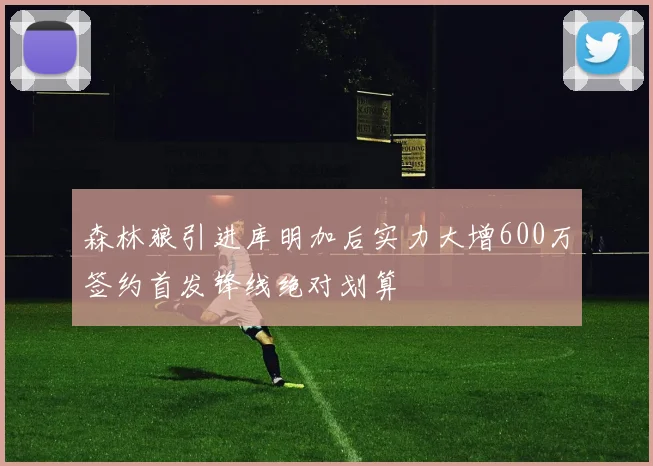 森林狼引进库明加后实力大增600万签约首发锋线绝对划算